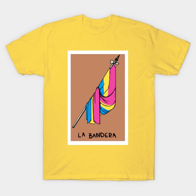 Pansexual Flag Loteria Bandera T-Shirt by Wild Create